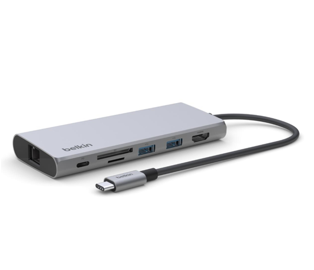 Belkin USB-C - 4K HDMI USB LAN SD Micro SD Audio PD 100W - 1121625 - zdjęcie